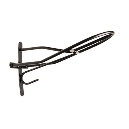 English Saddle Rack BLACK